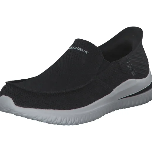 Skechers 210604 BLK Delson 3.0 Slip ins, Slipper, Herren, Schwarz