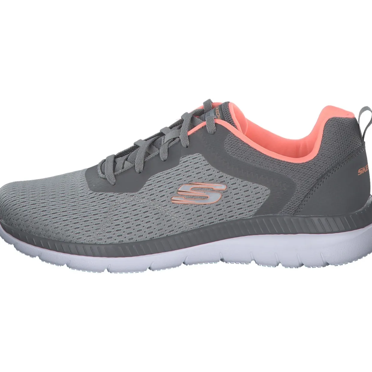 Skechers 12607 GYCL Bountiful Quick Path, Schnürschuhe, Damen, Grau