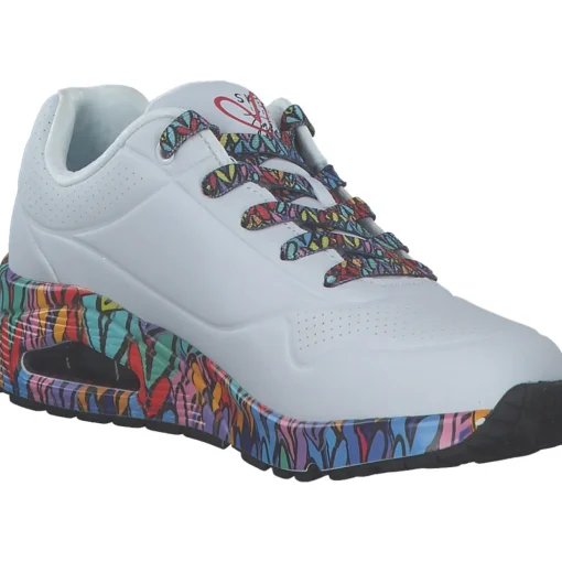 Skechers 177918, Schnürschuhe, Damen, weiß