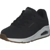 Skechers 73690, Sneakers Low, Damen, black/white