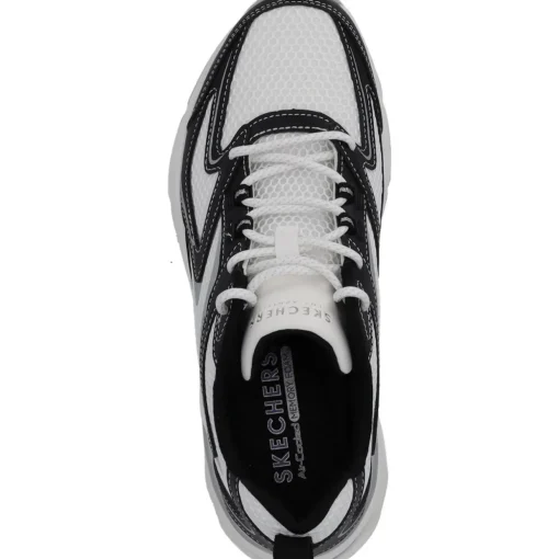 Skechers 177425, Sneakers Low, Damen, weiß schwarz