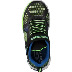 Skechers 90553, Sneakers Low, Kinder, Blau (Blau/Grün)