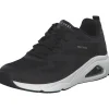 Skechers 177411-BLK TRES AIR UNO-GLIT AIRY, Schnürschuhe, Damen, BLACK GLITTER
