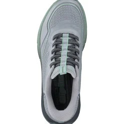 Skechers 180157-GYGR SWITCH BACK, Slip-On-Sneaker, Damen, GRAY / GREENTRIM