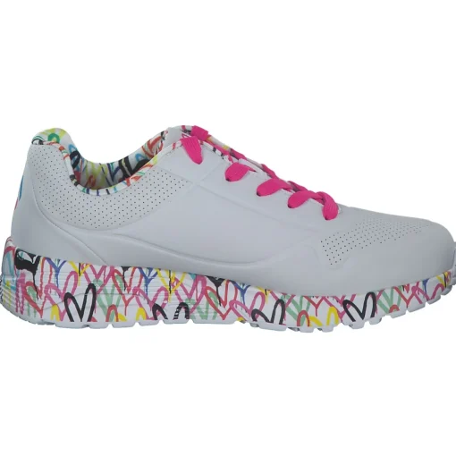 Skechers 314976L , Schnürschuhe, Damen, WEIß