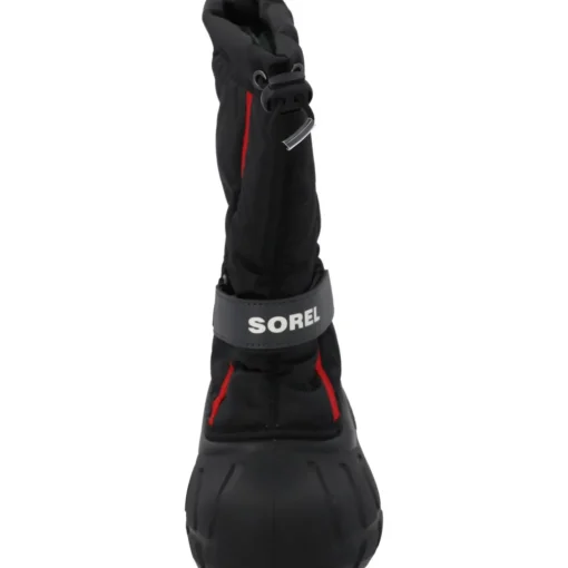 Sorel 2114081-015 Childrens/Youth Flurry, Winterstiefel, Kinder, black/bright red