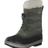 Sorel Yoot Pac Nylon NC 1962 M, Stiefel (Kinder), Kinder, Grün