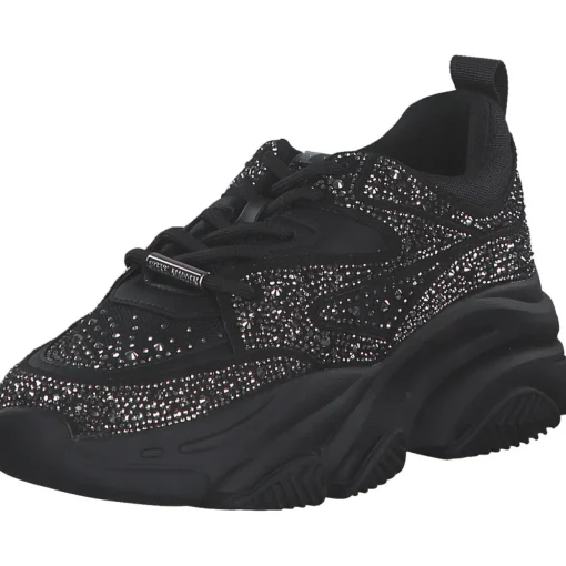 Steve Madden SM19000082-915 Privy, Schnürschuhe, Damen, black/silver
