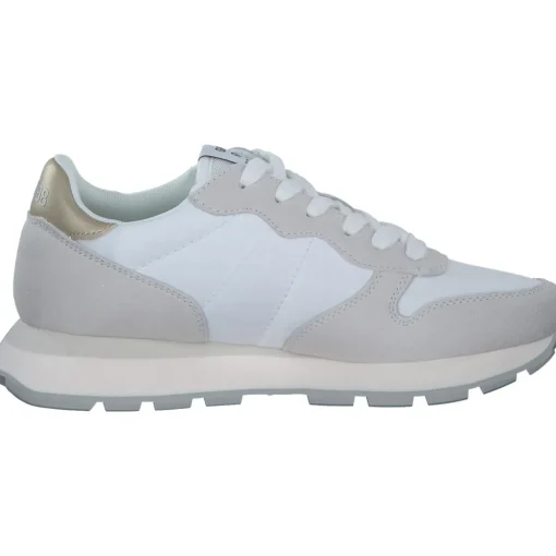 SUN68 35202, Schnürschuhe, Damen, bianco