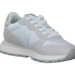 SUN68 35202, Schnürschuhe, Damen, bianco