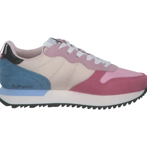 SUN68 35211, Schnürschuhe, Damen, rosa