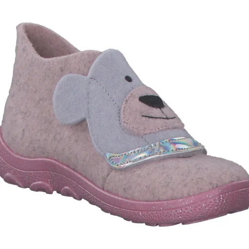 Superfit 1-006295-5500 HAPPY OCTI, Hausschuhe & Pantoffeln, Kinder, rosa/grau