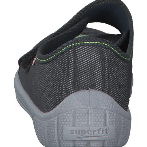 Superfit BILL 00278, Hausschuhe, Kinder, Dunkelgrau