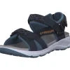 Superfit CRISS CROS 00580, Sandalen (Kinder), Kinder, Blau/Schwarz