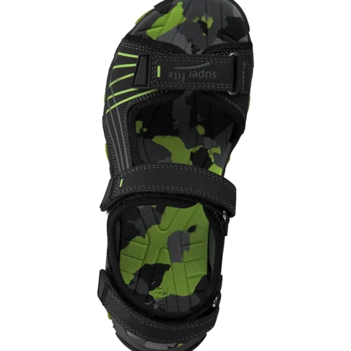 Superfit HENRY 00100, Sandalen (Kinder), Kinder, Schwarz (Schwarz Kombi)