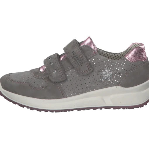 Superfit MERIDA 00187, Sneakers Low, Kinder, Grau (Smoke Kombi)