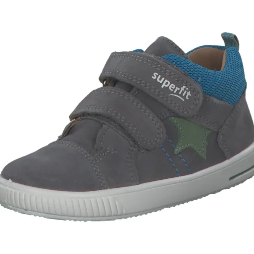 Superfit MOPPY 00352, Lauflernschuhe, Kinder, HELLGRAU/BLAU