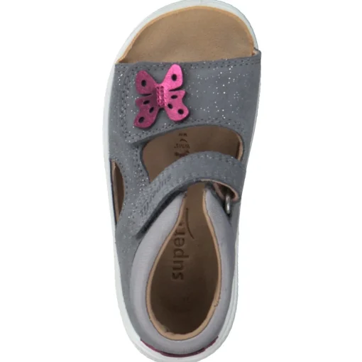 Superfit POLLY 00094, Sandalen (Kinder), Kinder, hellgrau