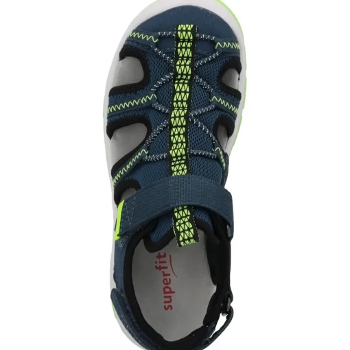 Superfit TORNADO 09030, Sandaletten, Kinder, BLAU/GELB