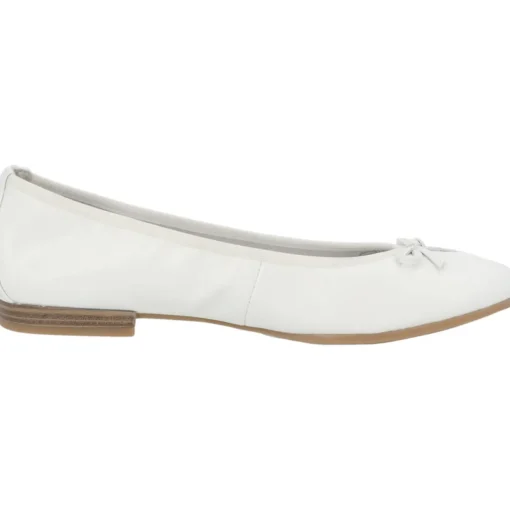 Tamaris 22116, Ballerinas, Damen, white