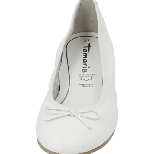 Tamaris 22116, Ballerinas, Damen, white