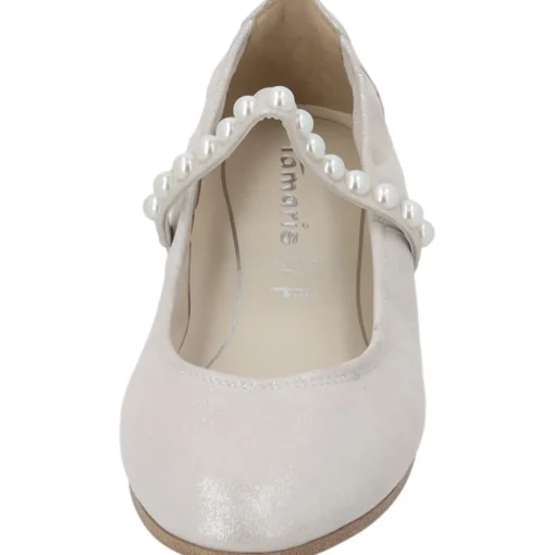Tamaris 22140, Ballerinas, Damen, SILVER