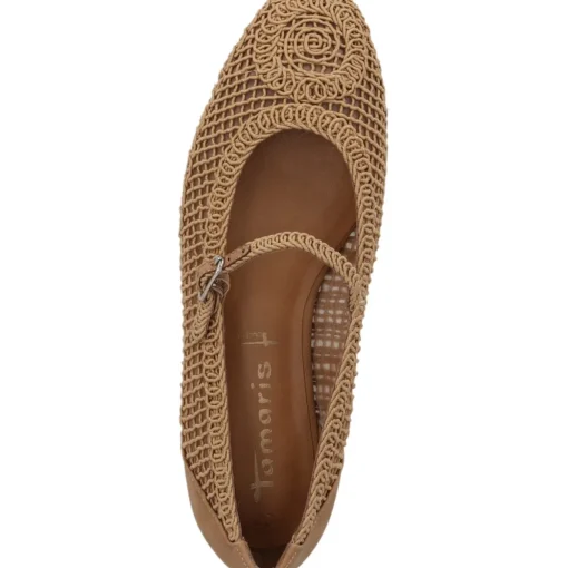 Tamaris 22149, Ballerinas, Damen, TAN