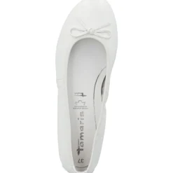 Tamaris 22116, Ballerinas, Damen, white