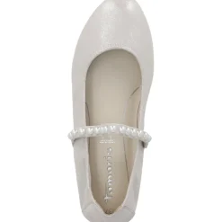 Tamaris 22140, Ballerinas, Damen, SILVER