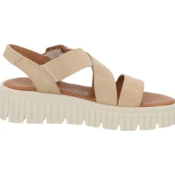 Tamaris 28705, Keilsandaletten, Damen, Beige