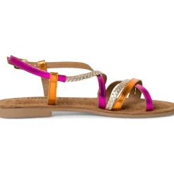 Tamaris 28139, Keilsandaletten, Damen, FUXIA COMB