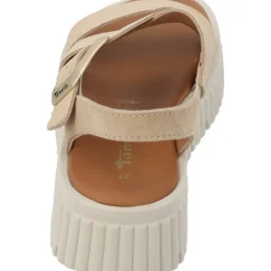 Tamaris 28705, Keilsandaletten, Damen, Beige