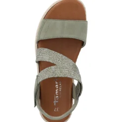 Tamaris 28241, Keilsandaletten, Damen, sage