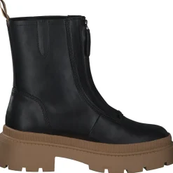 Tamaris 25406, Klassische Stiefeletten, Damen, BLACK/CAMEL