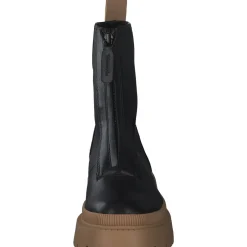 Tamaris 25406, Klassische Stiefeletten, Damen, BLACK/CAMEL