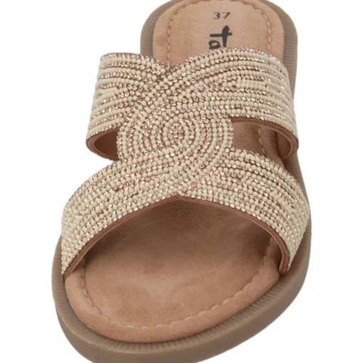Tamaris 27113, Plateau-Pantoletten, Damen, COPPER GLAM