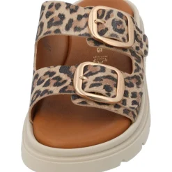 Tamaris 27239, Plateau-Pantoletten, Damen, leopard