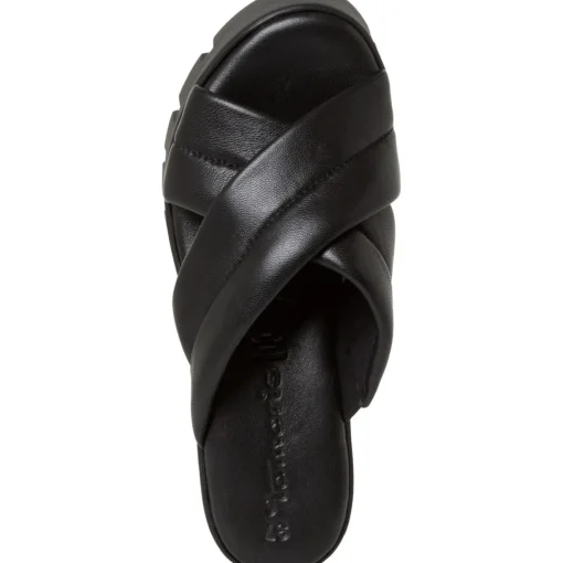 Tamaris 27235, Plateau-Pantoletten, Damen, BLACK