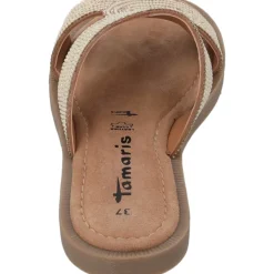 Tamaris 27113, Plateau-Pantoletten, Damen, COPPER GLAM