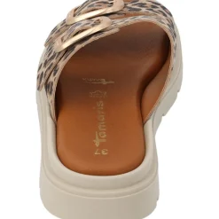 Tamaris 27239, Plateau-Pantoletten, Damen, leopard