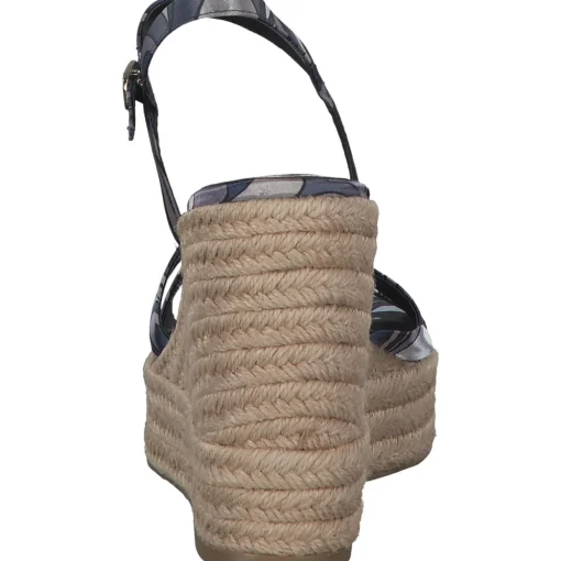 Tamaris 28063-30, Plateau-Sandaletten, Damen, BLACK COMB