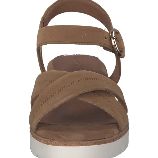 Tamaris 28202, Plateau-Sandaletten, Damen, CAMEL