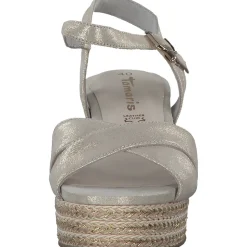 Tamaris 28001, Plateau-Sandaletten, Damen, Grau