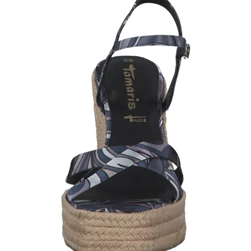 Tamaris 28063-30, Plateau-Sandaletten, Damen, BLACK COMB