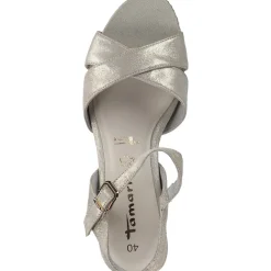 Tamaris 28001, Plateau-Sandaletten, Damen, Grau