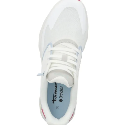 Tamaris 23700, Schnürschuhe, Damen, WHITE COMB