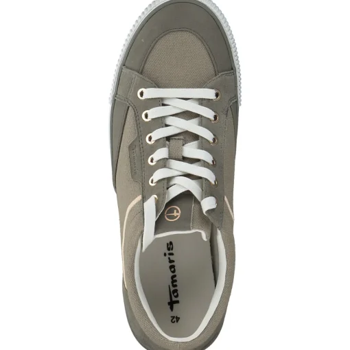 Tamaris 1-23607-42/722, Schnürschuhe, Damen, olive