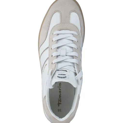 Tamaris 23624, Schnürschuhe, Damen, WHITE COMB