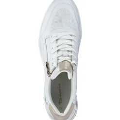 Tamaris 23761-42, Schnürschuhe, Damen, Weiß