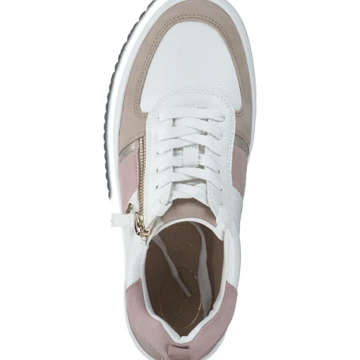 Tamaris 83703, Schnürschuhe, Damen, beige/rose